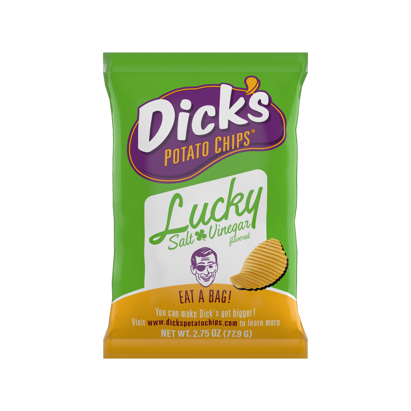 Dick’s Potato Chips 4-Play - (16 2.75 oz. bags)