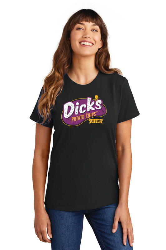 Dick's Potato Chips T-Shirt, Women's Black