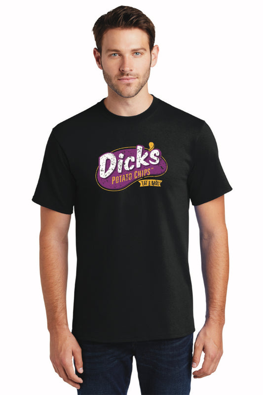 Dick's Potato Chips T-Shirt, Men's Black