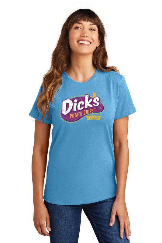 Dick's Potato Chips T-Shirt, Women's Blue