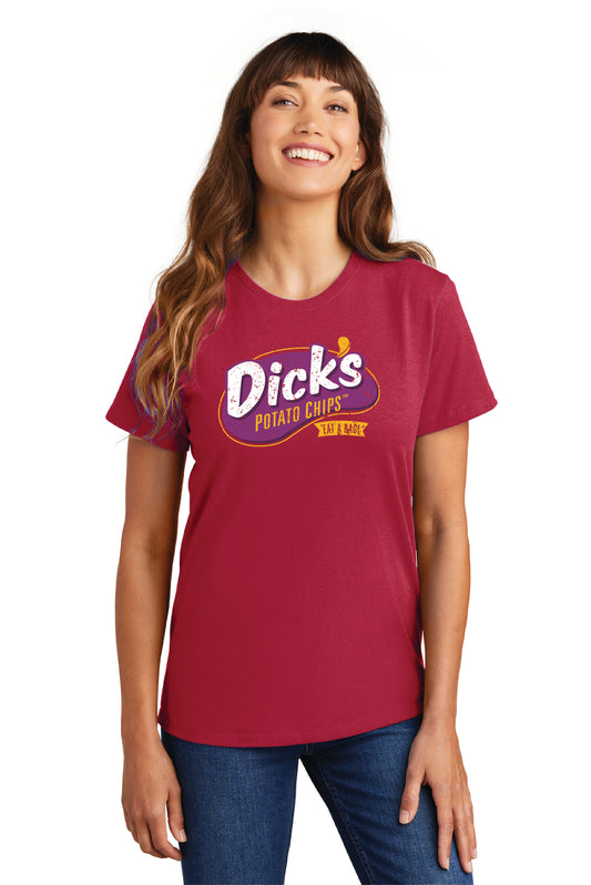 Dick's Potato Chips T-Shirt, Women's Red